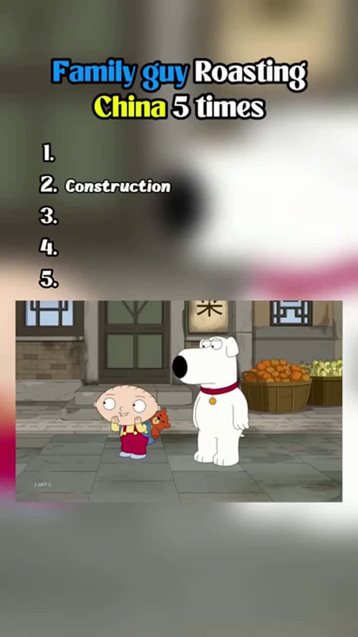Cover for Family guy making fun of china #familyguy #comedy #fyp #foryou