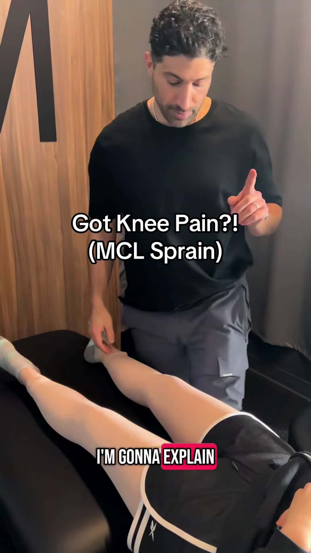 Cover for MCL sprain, special test and treatment!  #physiotherapy #kneepain #mcl #physio #injury