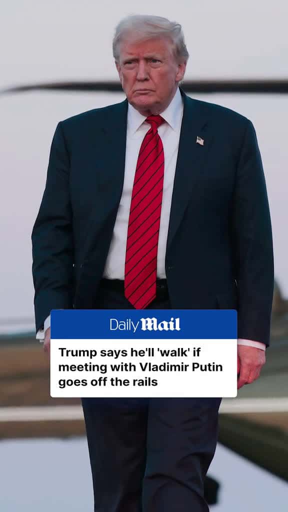 Cover for Trump Threatens to Walk Over Putin's Actions