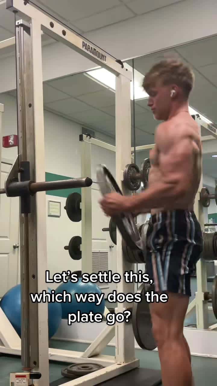 Cover for Plate facing inwards or outwards? 🤔 #fyp #foryou #viral #fitness