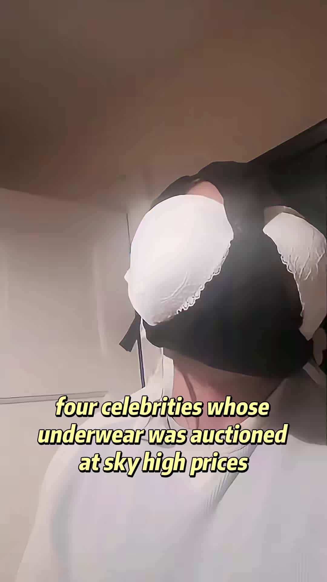 Cover for #CaughtOnCamera Four celebrities whose underwear was auctioned at sky high prices #celebrity #celeb #art #cute #movie #influencer #news #makeup #instadaily #star #likeforlikes #celebrityfashion #movies #celebrities #style #music #explore #foryoupage #fyp #viral 
