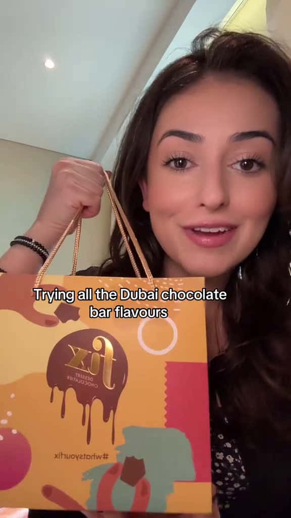 Cover for Which flavour would you try Fix Dessert Chocolatier dubaichocolate dubai chocolat 03201 #shortvideosscoopz
