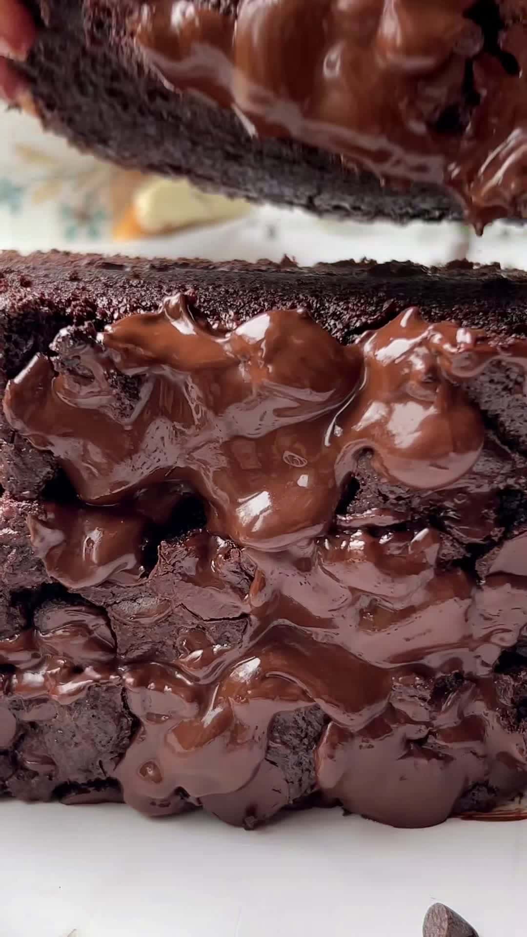 Cover for Technically a sour cream chocolate loaf cake but we call it…brownie bread #chocolate #baking #easyrecipe #desserttiktok #chocolatebread #chocolatecake