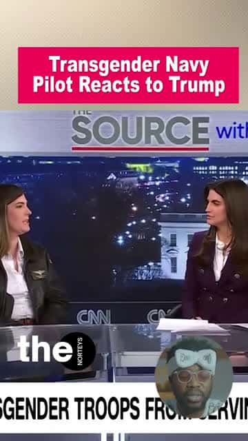 Cover for Transgender Navy commander reacts to Tru