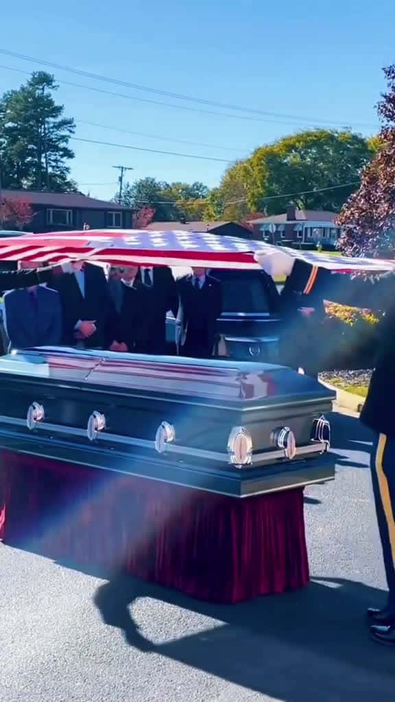 Cover for Honoring the flag and presenting the flag to the soldier s family 31306 #trendingscoopz