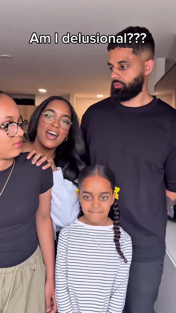 Cover for AM I DELUSIONAL     Let s end this once and for all. Who does Mila look like      mom  dad  daughters  daughter
