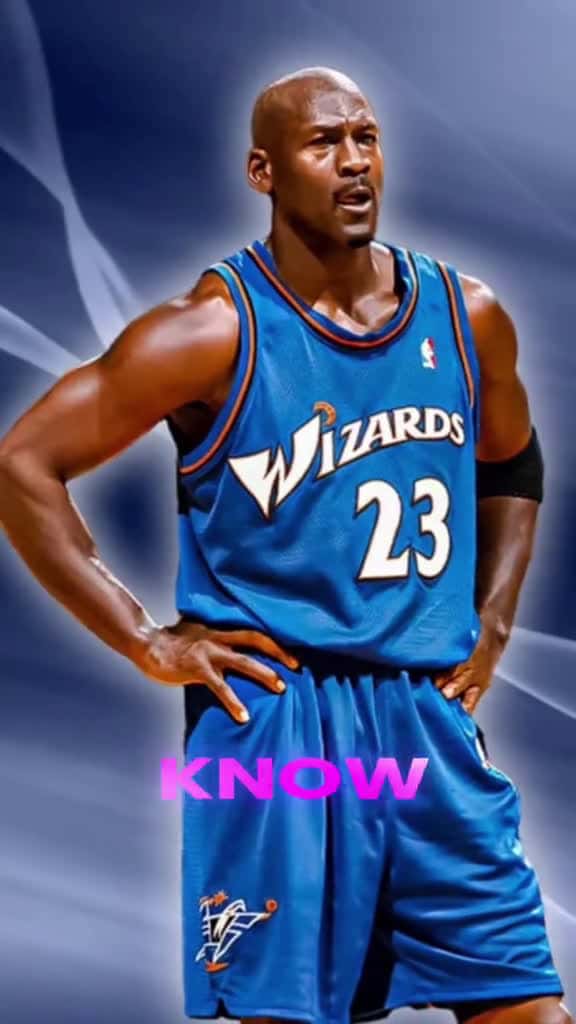 Cover for Why Did Michael Jordan Retire as a Washington Wizard? #michaeljordan #jordan #greatness #goat #23 #wizard  created by LuxeFacts with LuxeFacts’s original sound