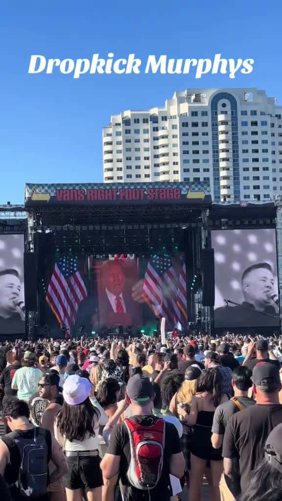 Cover for THE DROPKICK MURPHYS BAND PLAYED A MONTAGE OF TRUMP AND JEFFREY EPSTEIN AT A RECENT CONCERT