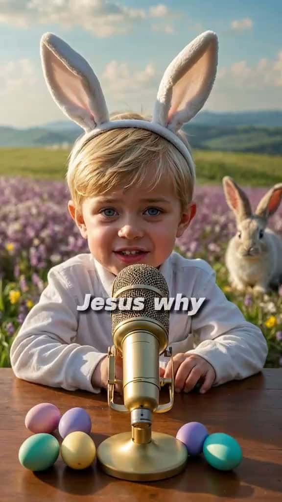 Cover for A Boy's Question to Jesus: "Why do we celebrate Easter?" #jesus #jesuslovesyou #god #godisgood #prayer #easter #fyp 