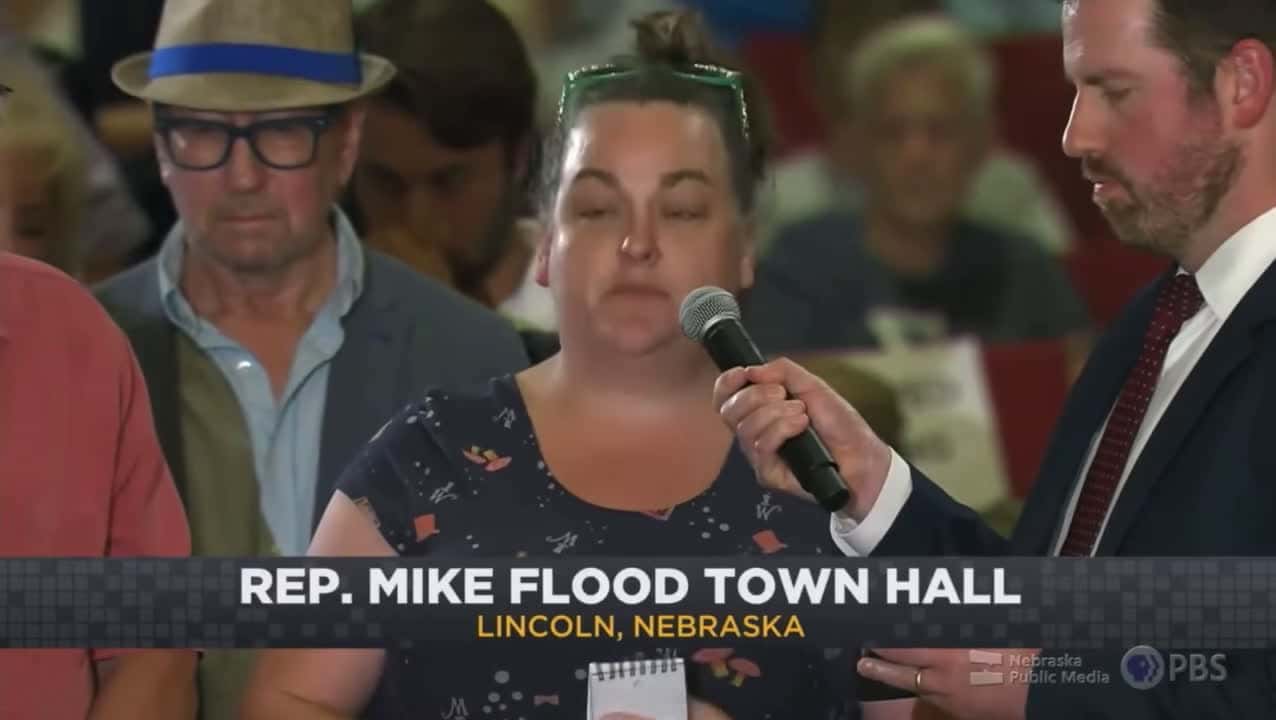 Cover for Question for Mike Flood: With $450 million being allocated to Alligator Alcatraz, and ICE burning through $8.4 million a day to illegally detain people— How much does it cost for fascism? How much do the tax payers have to pay for a fascist country?
