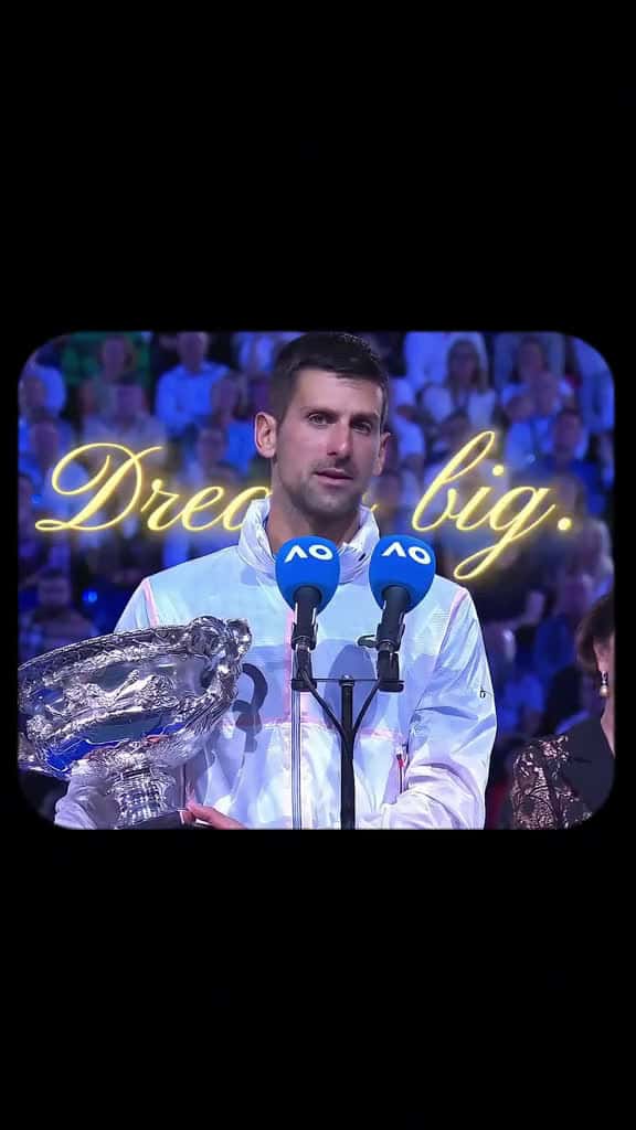 Cover for Dream BIG novakdjokovic mindset mindsetmotivation 58090 #trendingscoopz