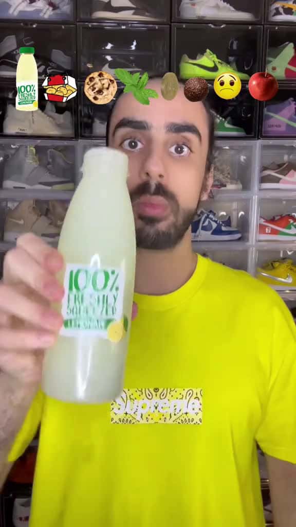 Cover for Food ASMR Eating a Lemonade bottle  baderalsafar food foodasmr FoodLover asmr muk 21774 #ilovescoopz