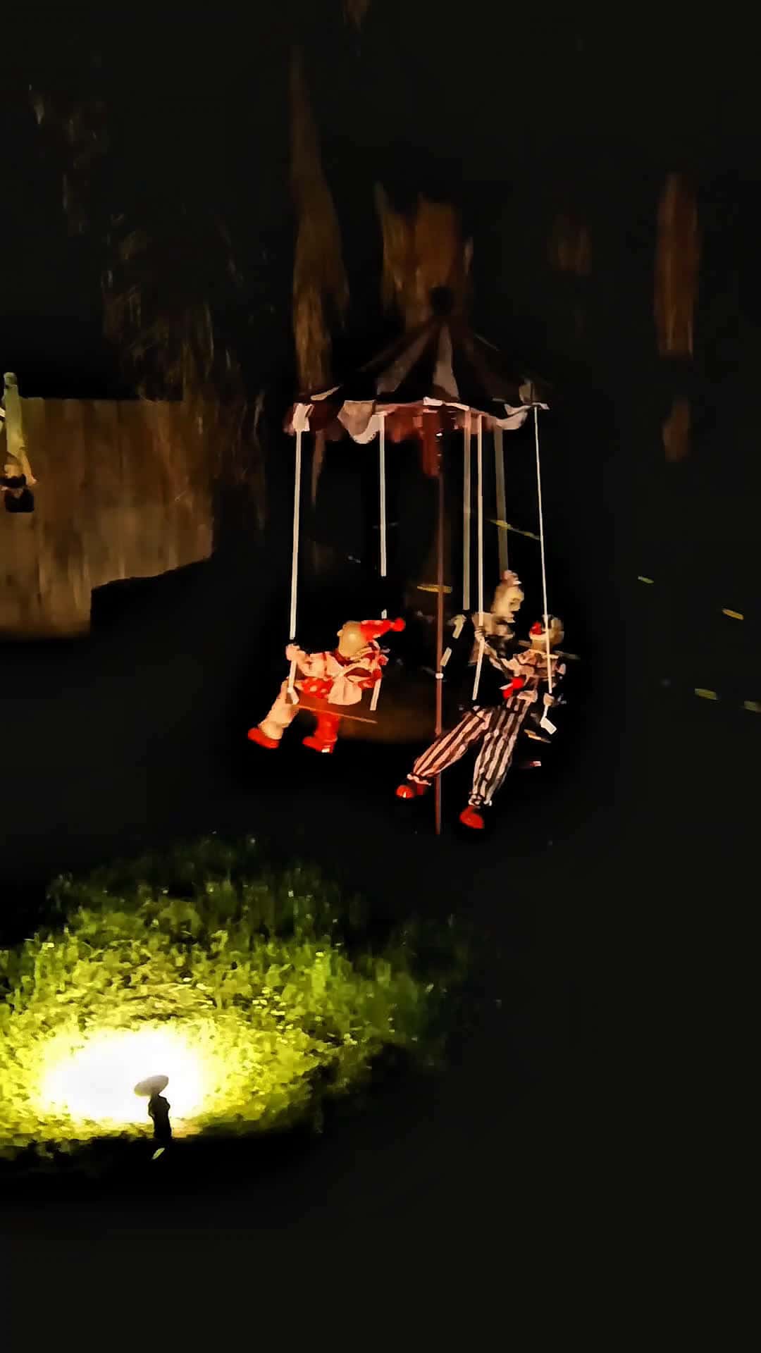 Cover for my neighbors go all out every year #halloween  #spooky  #scaryhouse  #scaryclown  #awesome  #cool  #trickortreats 