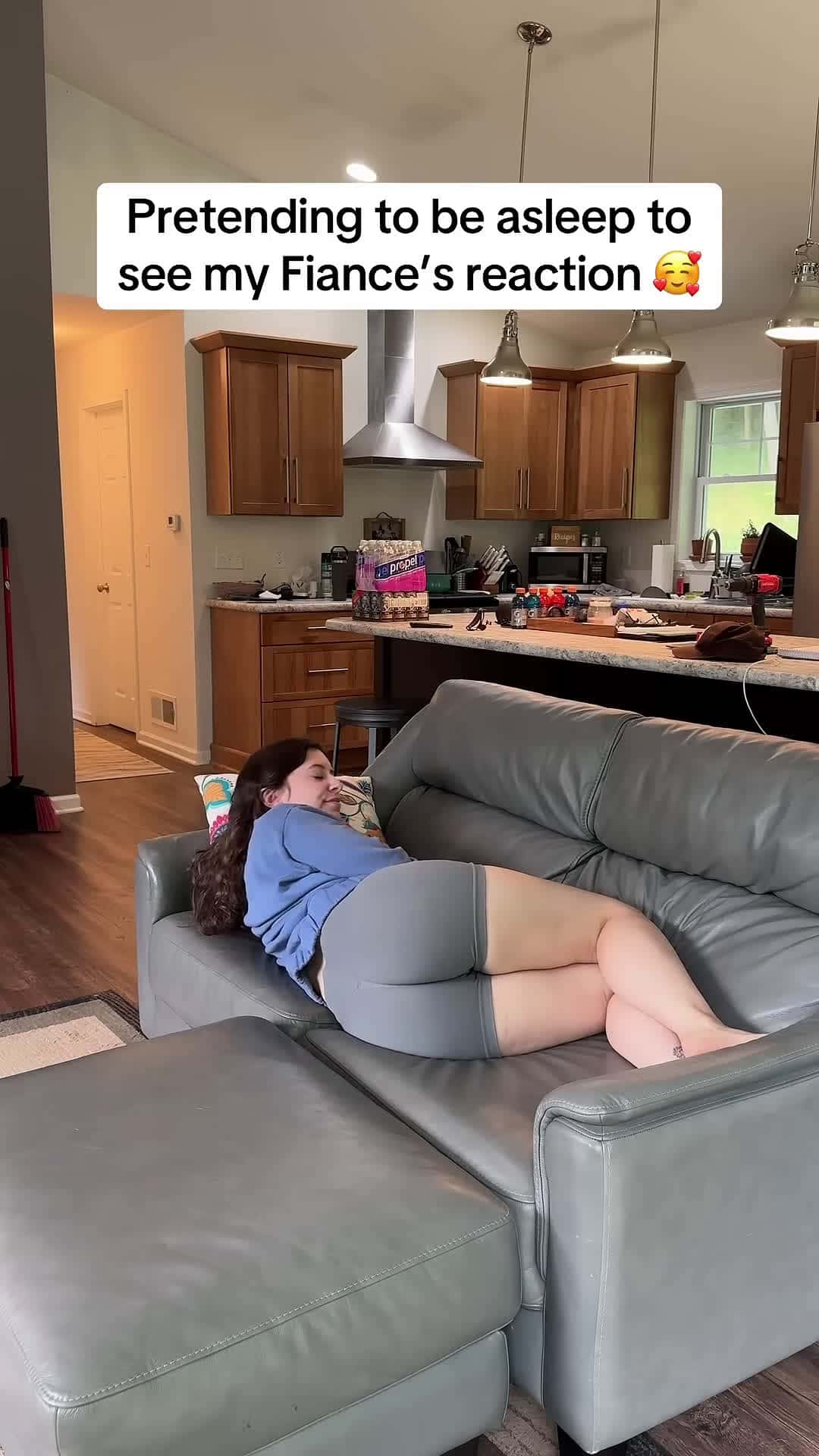 Cover for Pretending to be asleep to see my Fiance’s reaction! 🥰
