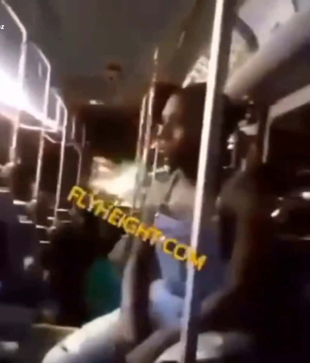 Cover for she/he gets beat up 😂#fight #caughtoncamera #bus 