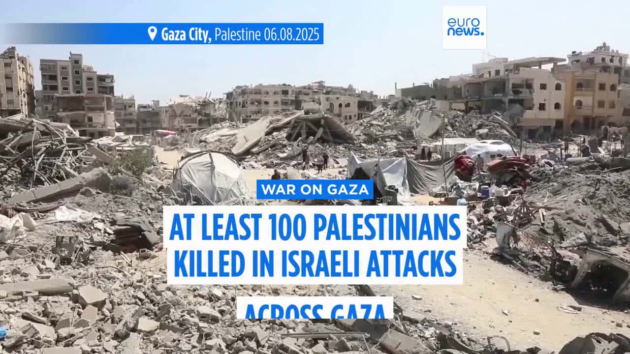 Cover for At least 100 Palestinians killed in Israeli attacks across Gaza, health ministry says