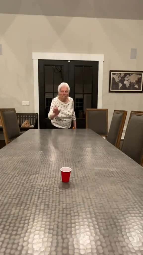 Cover for 94 years old How does she do it trickshot sports 75078 #ilovescoopz