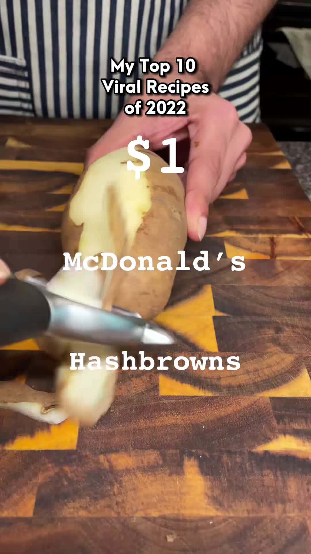 Cover for #10 Mcdonalds Hashbrowns - My Most Viral Recipes of 2022 #collegechef...