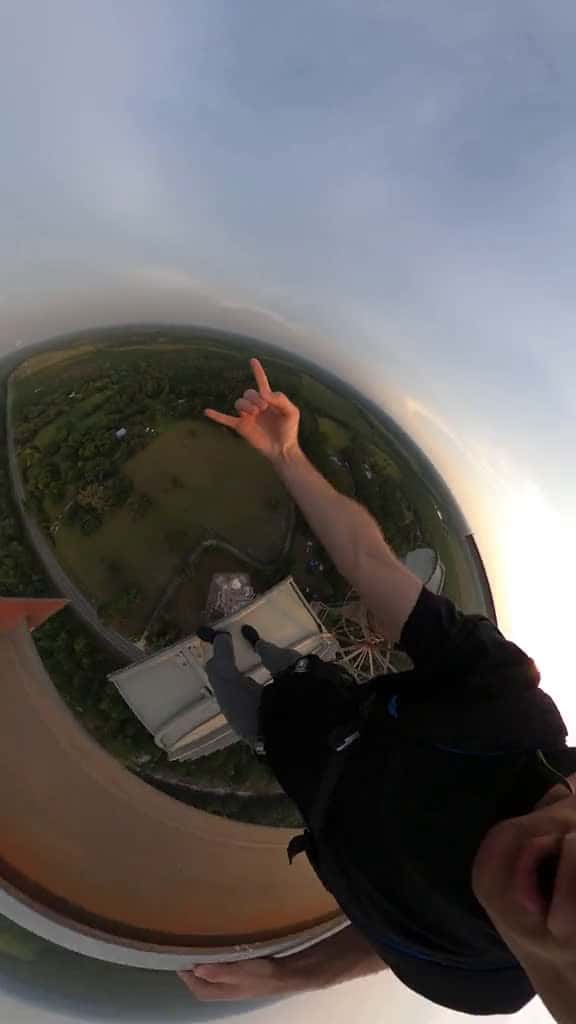 Cover for Balance is hard until your life depends on it basejump basejumping 78218 #shortvideos