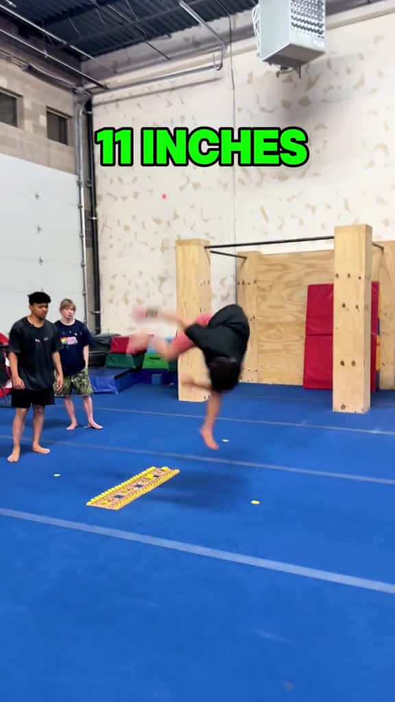 Cover for How far can I GAINER over MOUSETRAPS  fyp fyp mousetrap challenge backflip flips  02623 #ilovescoopz