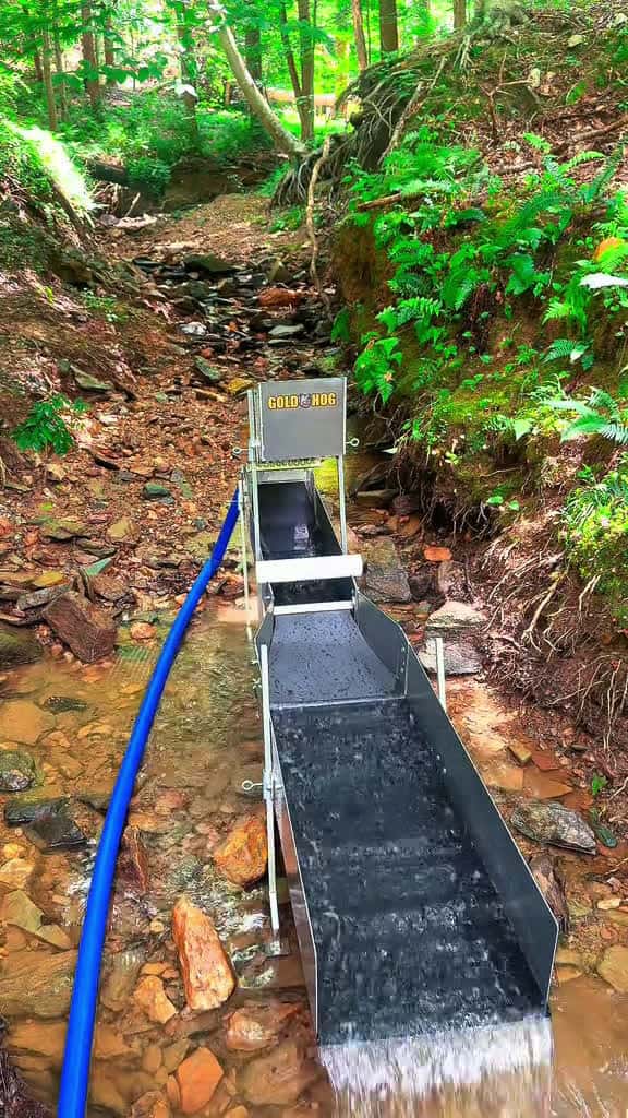 Cover for Check out that waterflow #gold #goldmining #goldprospecting #goldrush  created by Mini prospector with Mini prospector’s original sound - Mini prospector
