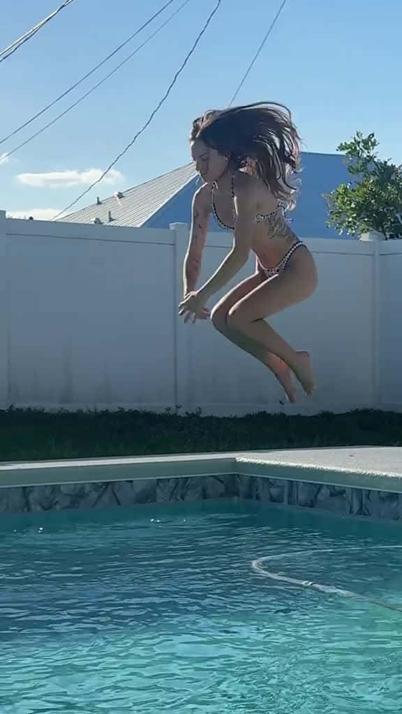Cover for Prob my biggest irrational fear pool swimming fear meme thalassophobia water shar 05550 #america
