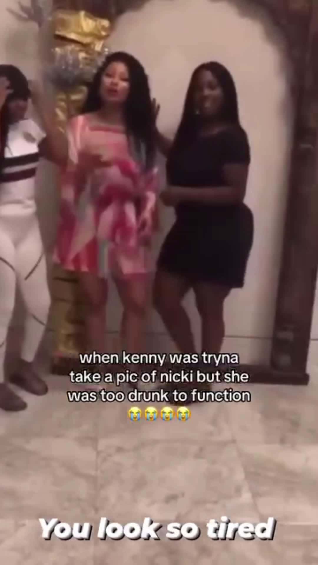 Cover for Nicki could not even stand up for a normal pic🤣🤣