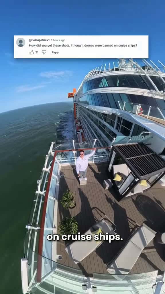 Cover for adI get asked all the time how I capture my cruises Heres my secret theinsta360 o 08950 #shortvideosscoopz