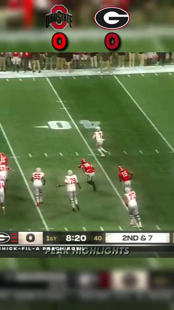 Cover for Ohio State vs. Georgia: a must-see college football clash — unbelievable highlights 🔥🏈 #OhioState #Georgia #CollegeFootball #Highlights #EpicGame