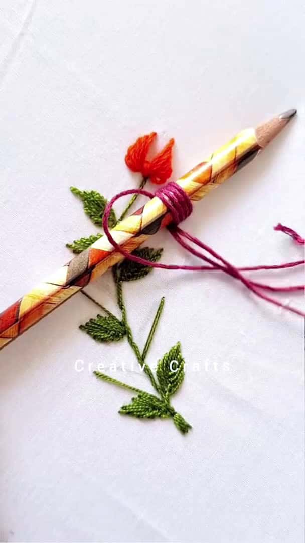 Cover for Amazing tricks of flower hand embroidery #shorts #embroidery #trending #ytshorts #handbroidery_065 (2)