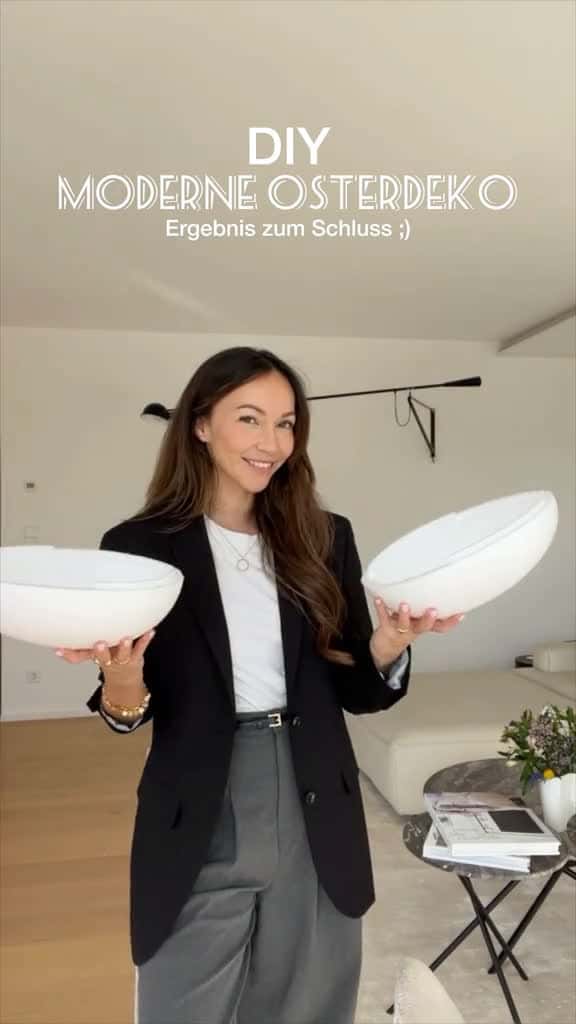 Cover for DIY moderne OSTERDEKO . Alles was Ihr braucht - Styropor Eier verschieden Gren Am 66785 #ilovescoopz