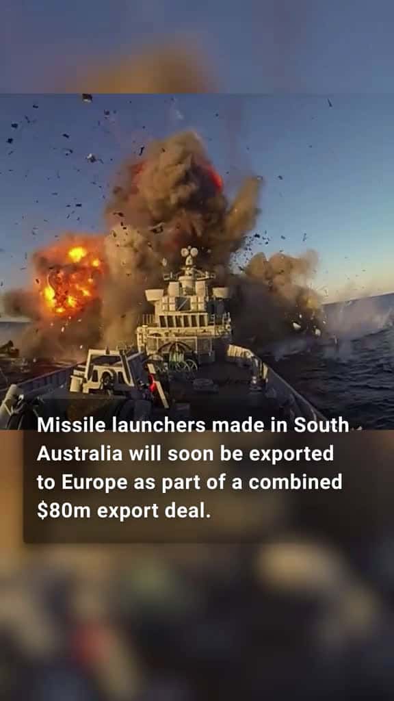 Cover for Missile launchers and command and control consoles made in South Australia will soon be exported to Europe as part of a combined $80m export deal. 📍Read more at @the.tiser link in bio #missiles #defence #australia created by Th...