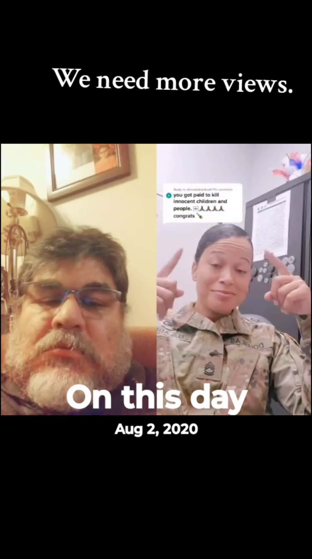 Cover for We want to thank the service men and women for serving for the USA#viral #viralvideo #trending #navy #army #nationalguard #marines#airforce  #U.S.ArmedForces #marinecorps #navyseal #navy #spaceforce #coastguard #themitchellfamil