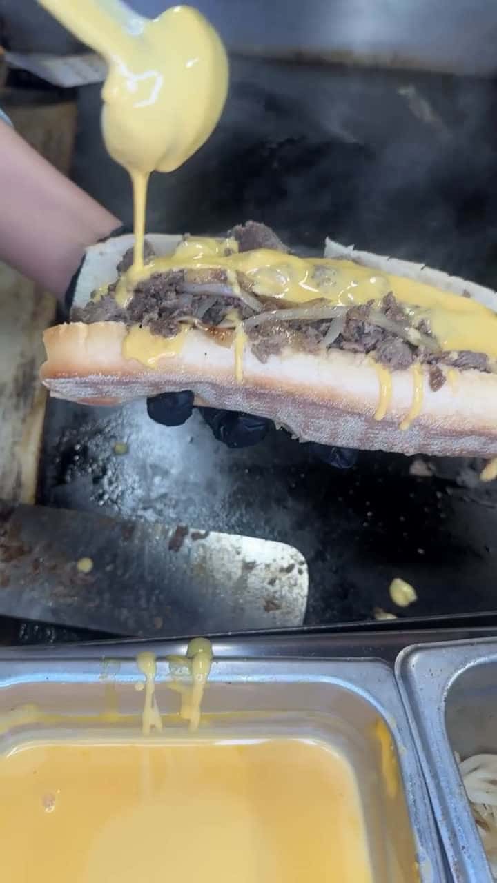 Cover for If the whiz isn’t dripping, are you even doing it right?Cheesesteaks and fries so iconic, you’ll hear the Rocky theme in your head. 🧀🔔 The Philadelphia Sandwich Co.🥖 Order online to skip the line🚘 Menufy, UberEats, Doordas...