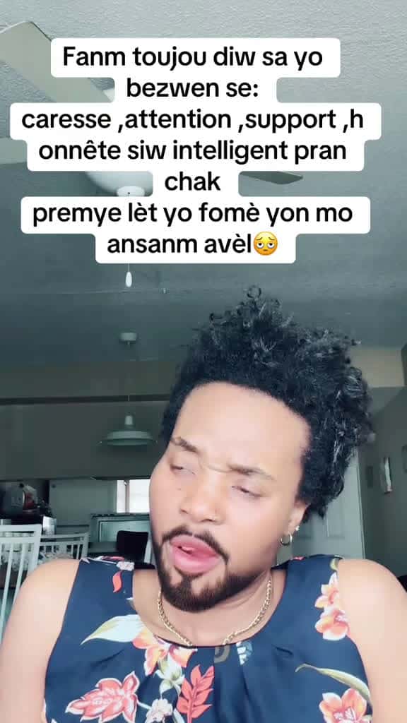 Cover for Fanm toujou diw sa yo bezwen se: caresse attention support honnête siw intelligent pran chak premye lèt yo fomè yon mo ansanm avèl #Lajistis #viral #Veritea #fyp  created by ENERGY ❇️💙♍️❇️ with BAAYTINGS’s original sound
