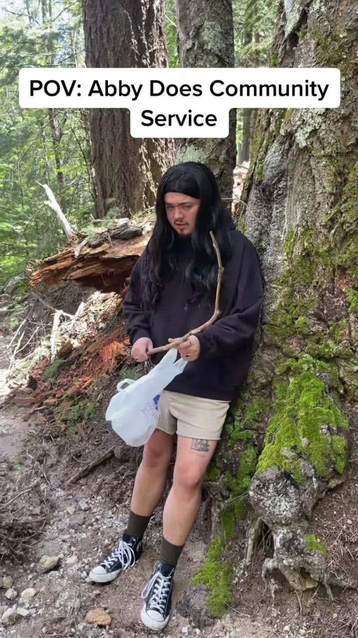 Cover for Abby Merch in Bio one week left to cop!! #abbytok #abbyviral #fyp #wig #POV #nature #funny #comedy