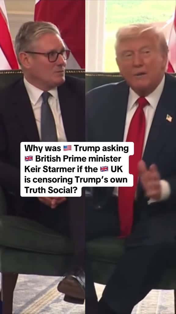 Cover for Trump Challenges UK Censorship at Press Briefing