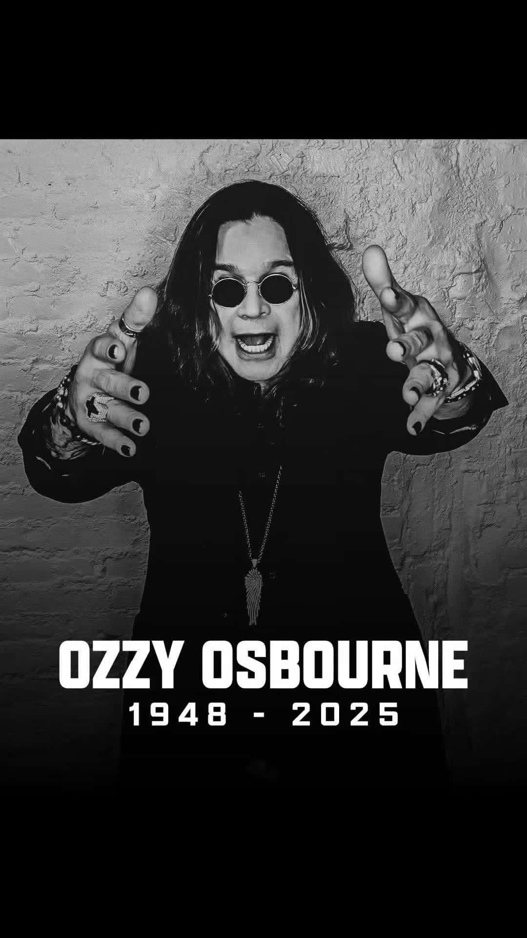 Cover for RIP Ozzy Osbourne 🖤🖤🖤 the legend you are!