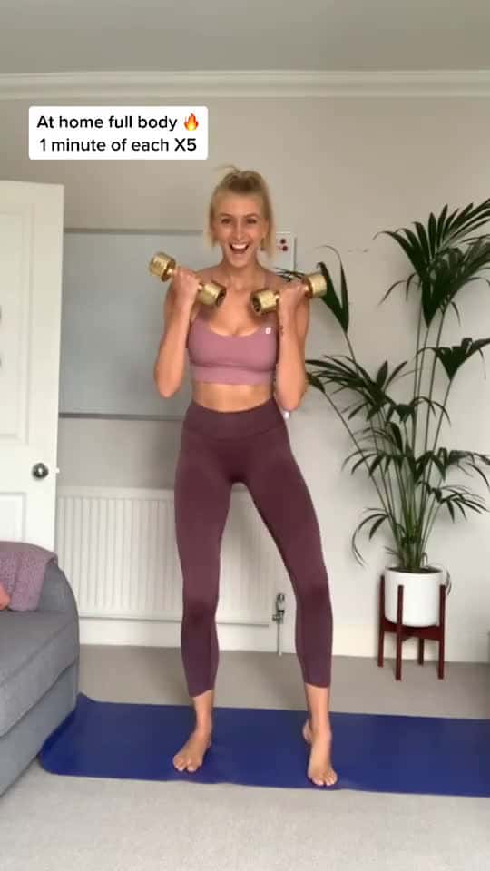 Cover for Strengthen your whole bod  homeworkout fullbodyworkout dumbbellworkout fyp 90789 #followMe