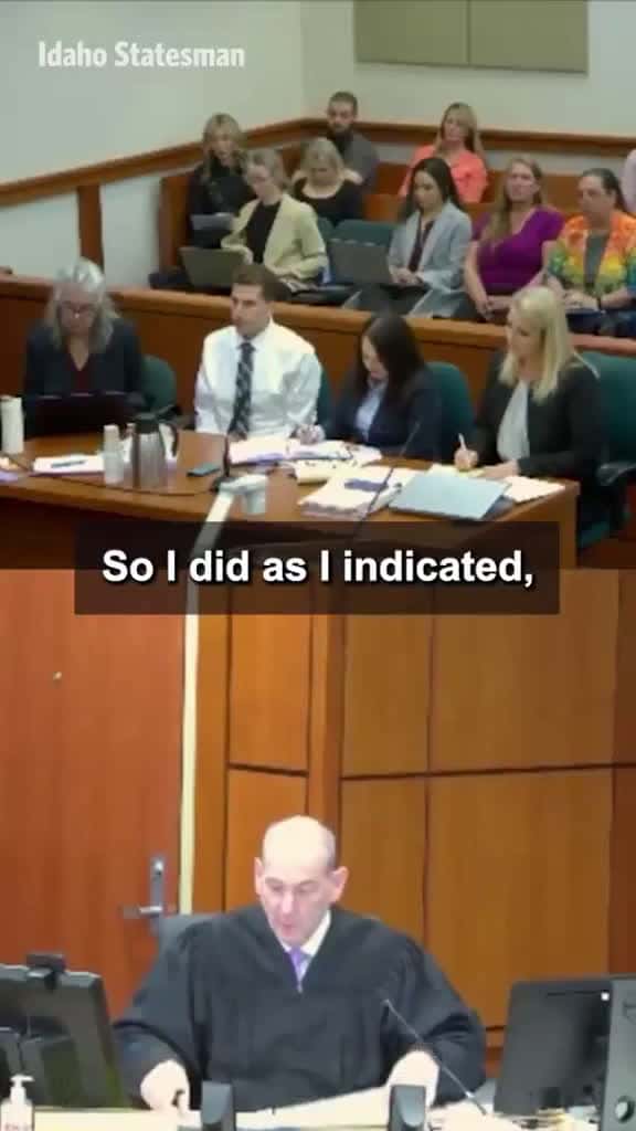 Cover for During a pretrial hearing in Bryan Kohberger s murder trial for the 2022 killing of four U 73582 #followMe