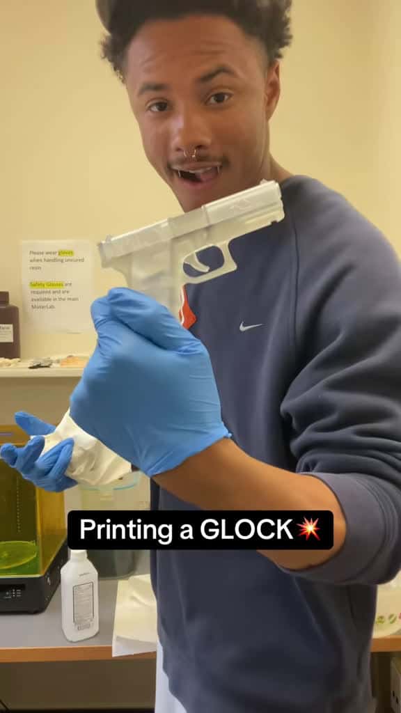 Cover for I actually 3D printed THIS at school… you won’t believe what happened! #3dprinting #blender3d #viral 😱