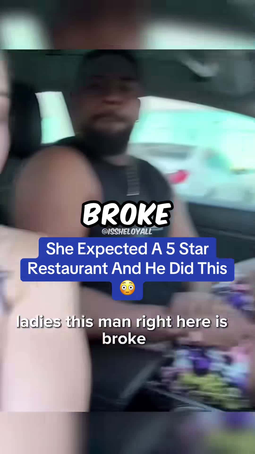Cover for #UnpopularOpinion She expected a 5 star restaurant and he did this