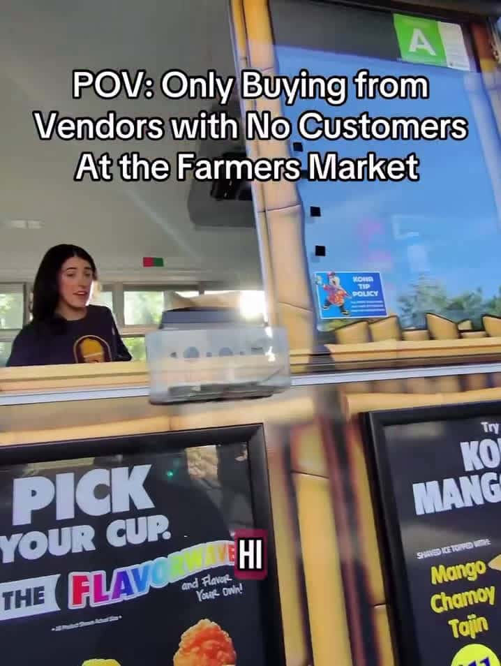 Cover for Only Buying fromVendors with No Customers At the Farmers Market#UnpopularOpinion #CaughtOnCamera