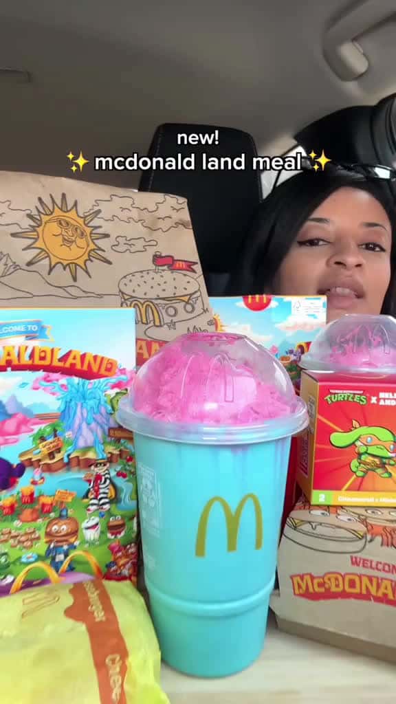 Cover for Trying McDonald’s new mcdonaldland meal   #mcdonalds #mcdonaldland #happymeal #burger #milkshake  created by Sophie Saldana with Sophie Saldana’s original sound