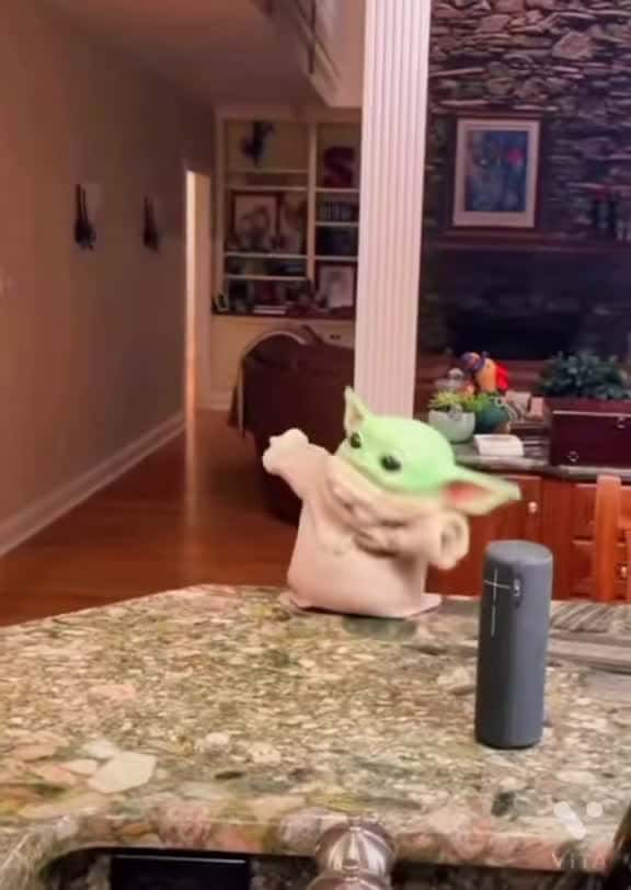 Cover for When Baby Yoda sings ABCDEFU 😂 #BabyYoda #funny #singing #music