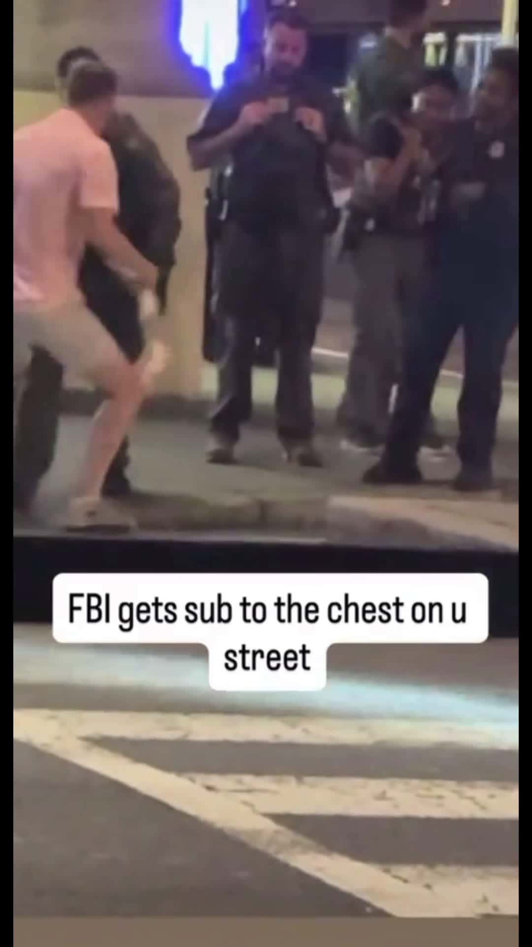 Cover for FBI gets sub to the chest