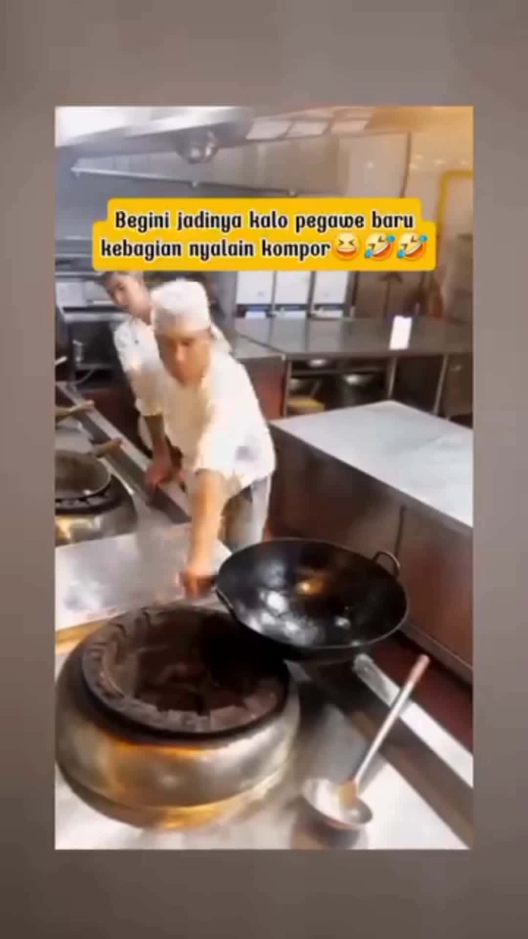 Cover for Bro had to extinguish the fire 🤣🤣🤣 whilst the other one transitioned from chef to spider man 😂😂😂