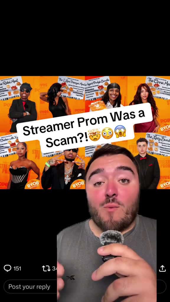 Cover for Streamer prom was a scam? #streamerprom #funnymike #popeyes #foryou  created by Ivan Gutierrez with Ivan Gutierrez’s original sound