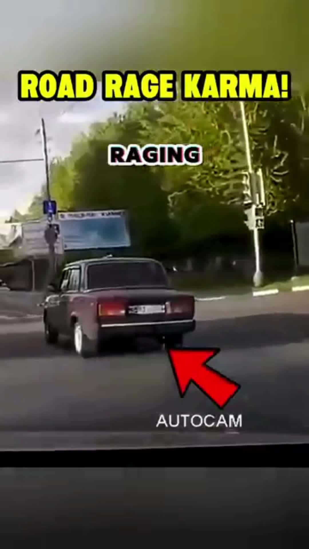 Cover for Road Raging Driver Gets Instant Karma! 😨