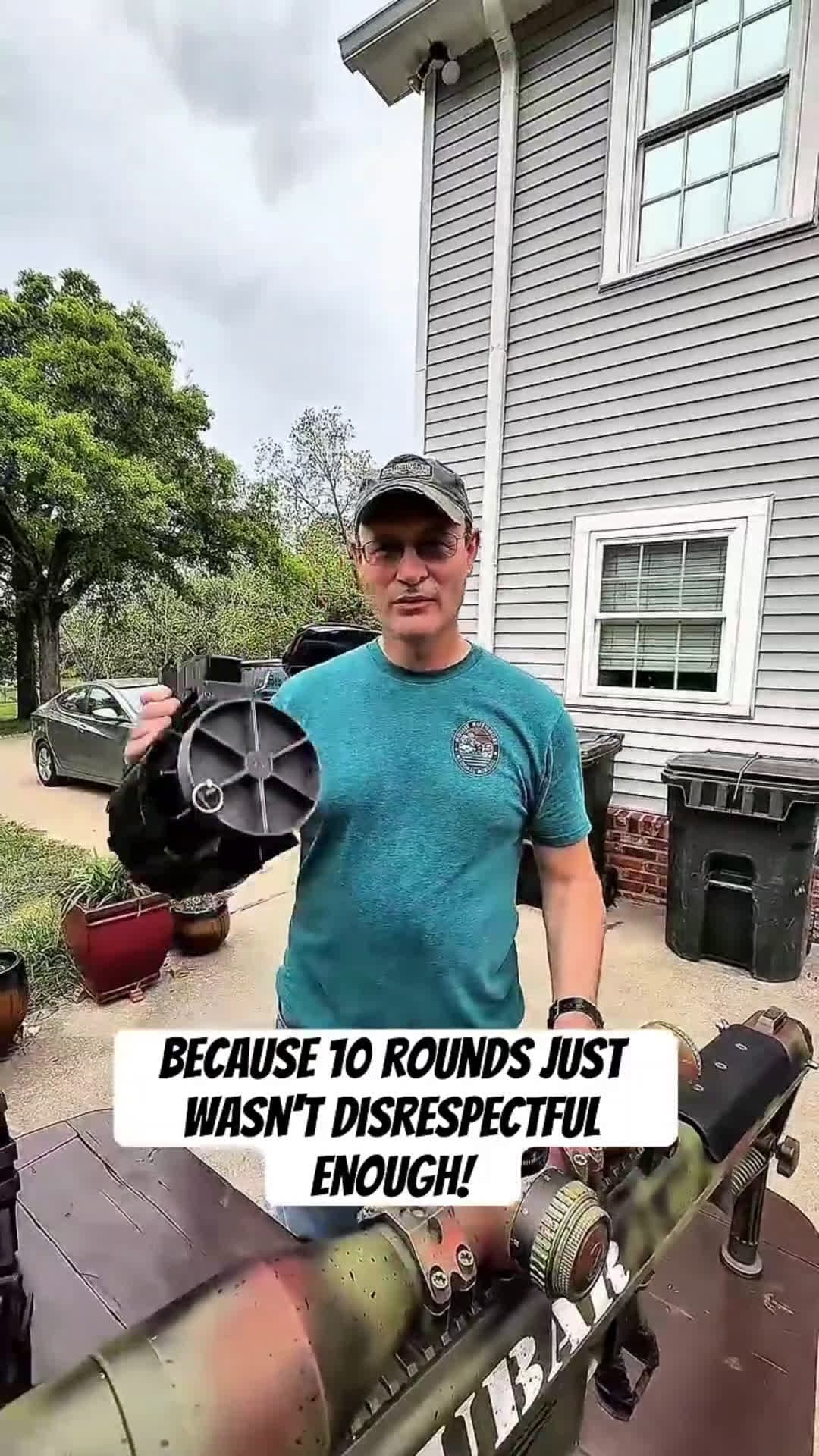 cover for 100-Round .50 BMG Drum Mag on FUBAR – This Shouldn’t Exist